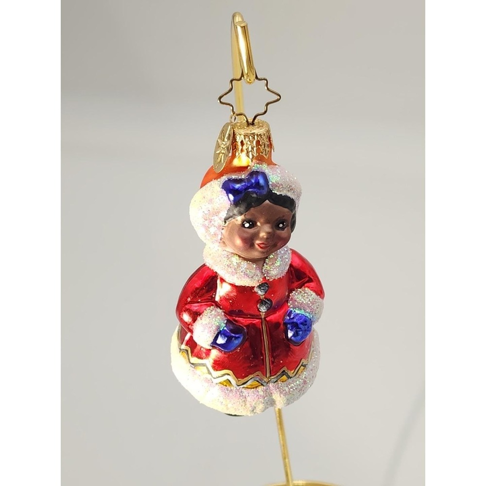 Vintage 2002 Christopher‎ Radko Aleesha Sweet Hand blown Glass Ornament
